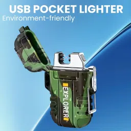 Explorer USB (Cigaratte Lighter)Windproof Flameless ARC Rechargeable LighterA425 Explorer USB (Cigaratte Lighter)Windproof Flameless ARC Rechargeable LighterA425 Pocket Lighter-picture-47