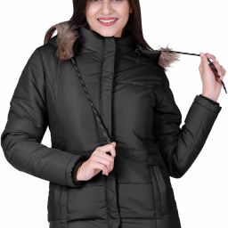 Women Solid Parka Jacket-image-67