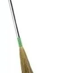 Floor Broom with Soft No Dust Grass with Plastic Handle Phool Jhadu for Home Grass Dry Broom-image-53