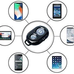 subton Selfie Bluetooth Remote Controller Shutter Button for Selfie Stick Tripods Monopods| Compatible with All Devices iPhone & Android DevicesCamera Remote Control image 4