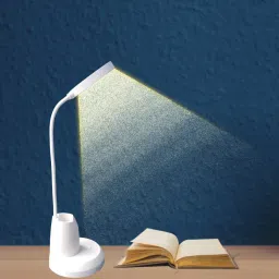 LED Study Lamp with Mobile Stand & Pen Holder – Rechargeable Study Lamp-image-58