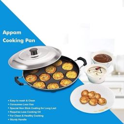 NEW_Pot Pan_13 Appachatty Set with Lid 0 L capacity 21 cm diameter-image-32