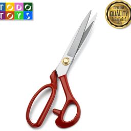 Red Handle Luxury Professional Heavy Duty Sharp Stainless Steel Tailor Scissor Scissors-image-16