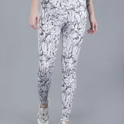 dywer Printed Women White Tights-picture-15