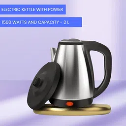 sacro Electric Kettle with Stainless Steel Body, 2litre for boiling Tea/Coffee etcW448 Electric Kettle-picture-11