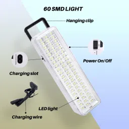 cinefx 60 Hi-Bright Sparkled led Rechargeable Lantern 8 hrs Lantern Emergency Light image 2