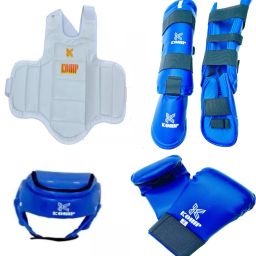 karate Kit Blue Boxing Gloves-75