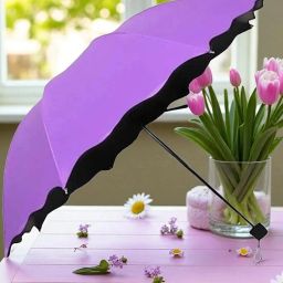 Travel Compact Magic Umbrella 3 Fold Umbrella for Girls, Women_8916 Umbrella-image-91