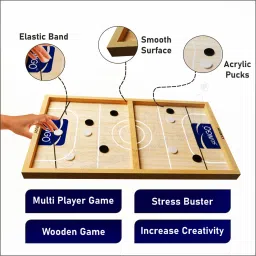 clapjoy 2 in 1 Sling Puck , Fastest Finger First Party & Fun Board Game image 4