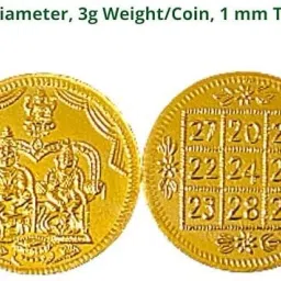 108 Ashtothara Lakshmi Kubera Coins Gold-image-14