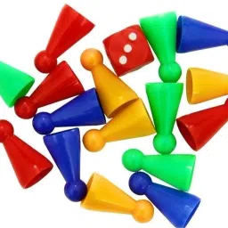tredd enterprises Wooden Ludo and Snakes Ladders 2 in 1 Combo Set With Dice Coins 12X12 Inch, Strategy & War Board Game image 5