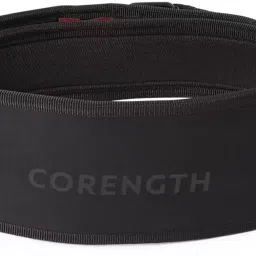 Weight Lifting Belt with Dual Nylon Closure (MEDIUM-LARGE)-Black By Decathlon Diving Weight Belt-image-67