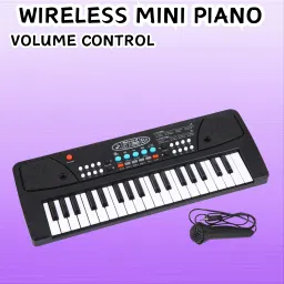 (Piano Keyboard) Toy with 37 Key, Recording and Mic, Adapter for DC Power C119 (Piano Keyboard) Toy with 37 Key, Recording and Mic, Adapter for DC Power C119 Analog Portable Keyboard-4