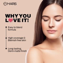 mars SPF50 PA++++ High Coverage Liquid | Blemish Free & Blendable Makeup Foundation image 3