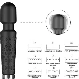 KTOSTON Body Massager-Cordless Handheld Personal Body Flexible Neck Cordless Full Body Massager, Waterproof Vibration Pain Massager-image-0