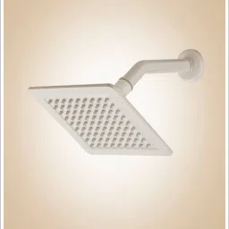 PVC White Over Head Slim Shower, Abs Shower Size (6x6 inch) Handheld-picture-1