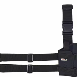 Drop Leg Thigh Holster for Pistol with Magazine Pouch Adjustable Gun Holster Pistol/Gun Cover Free Size-55