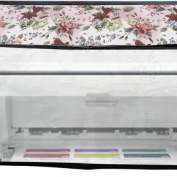 JMT Printer Cover For HP Ink Advantage 2723 All in One Printer (Grey Rose Floral) Printer Cover-image-73