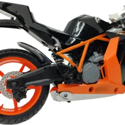 RC8 Diecast Bike 1:12 – Black & Orange Racing Motorcycle with Suspension-image-31