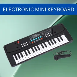 (Piano Keyboard) with Mic/37 Keys 8Rhythms, 8Tones, Portable Electronic ToyF401 (Piano Keyboard) with Mic/37 Keys 8Rhythms, 8Tones, Portable Electronic ToyF401 Analog Portable Keyboard-35