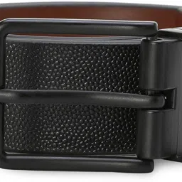 Men & Women Black Synthetic Belt-image-7