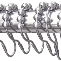 Glossy Shower Rod Hook-image-7