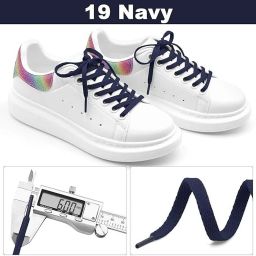 Royal Bird navy blue_Flat shoe laces Shoe Lace-image-1