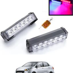 6LED/12V Police Light With Remote Red/Blue Colour For Car-315 Fog Lamp Car LED for Hyundai (12 V, 55 W)-image-60
