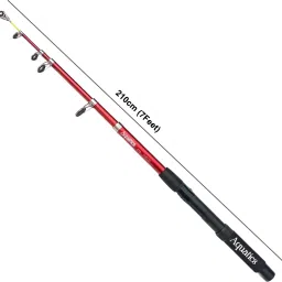 fishing king best quality 7ft/210cm spinning fishing rod A-FR-M-98046 Red, Silver, Multicolor Fishing Rod-picture-25