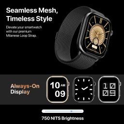 Fire-Boltt Brillia Pro 51.3mm (2.02) Largest AMOLED Display, Bluetooth Calling,Premium Look Smartwatch image 5