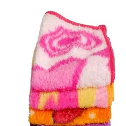 Hivata Printed Handkerchief Soft Cotton Hankies Random Color set for women in pack of 4 ["Multicolor"] Handkerchief-image-10