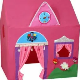 Queen Palace Tent House for Kids (Pink)-33