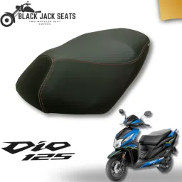 Premium Seat Cover for Dio 125 Water-Resistant and attractive Nylon Stitch Single Bike Seat Cover For Honda Dio-image-39