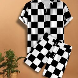 Shirt Regular Shorts Co-ords Set-image-75