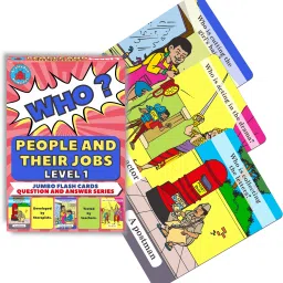 brainy bug resources 60 flashcards, What? and Who? questions; Verbal reasoning and Professions image 4
