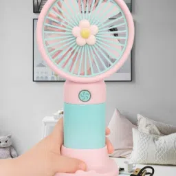 Wonderwhimzy Mini Portable Fan Rechargeable USB Handheld Fan Mini Portable Fan Rechargeable FANCYMINIFAN USB Fan-26