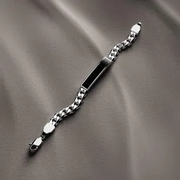 Stainless Steel Silver Bracelet-image-43