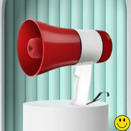 Handheld Megaphone with Siren, Microphone & Rechargeable for Outdoor EventsB242 Megaphone Portable Megaphone Siren Loudspeaker Function &Long Battery BackupI242 Outdoor PA System-96