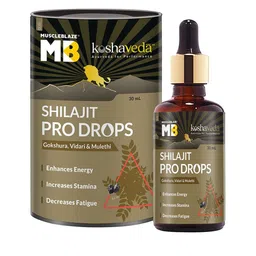 Koshaveda Shilajit Pro Drops By Muscleblaze For Stamina - 30ml-image-38