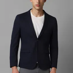 louis philippe Men Solid Single Breasted Casual Blazer-picture-16