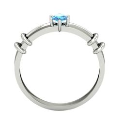 KUBERBOX Verocious 18KT White Gold Topaz Ring-2.6gm-picture-38