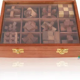 Wooden Mechanical Puzzles||Wooden 3D Puzzles Brain Game for Adults & Teens Party & Fun Board Game-image-39
