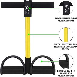 Black Tummy Trimmer for Home Gym Exercise Fitness Accessory Kit Kit-image-9