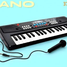 X315 Keys Piano Toy with Microphone, USB Power Cable & Sound Recording Best Birthday Gift for Boys and Girls Musical Instruments Analog Digital Piano-19