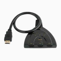 WiredCom HDMI Adapter 4K Version Splitter Connector for Gaming Console with 3 Ports Lan Adapter-21