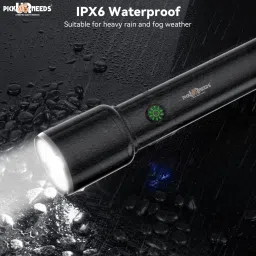 daily needs shop Rechargeable Torch Light Zoomable Head 3 Mode LED 50 Watt High Brightness Torch 5 hrs Torch Emergency Light image 4