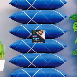 LUXURY Polyester Fibre Solid Sleeping Pillow Pack of 6-19