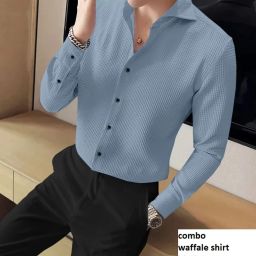 Men Linen Shirt Pant Set-image-98