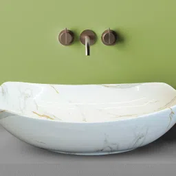 Table Top Premium Designer Ceramic Wash Basin(M34) (23*15*5)(M34) Table Top Basin-image-45