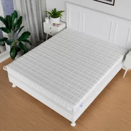Self Check Baby Plastic Bedsheet for Double Bed|80x80 Inch|White-image-76
